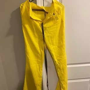 Pretty Little Thing Bright Yellow Wide Leg Trouser
